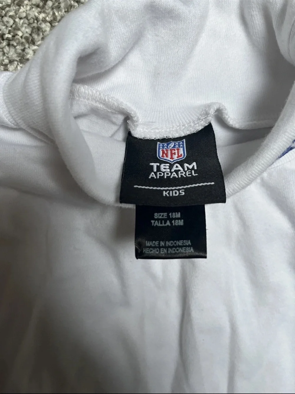 NFL New York Giants Baby Cheer Outfit Bundle Dress & Turtleneck 18M